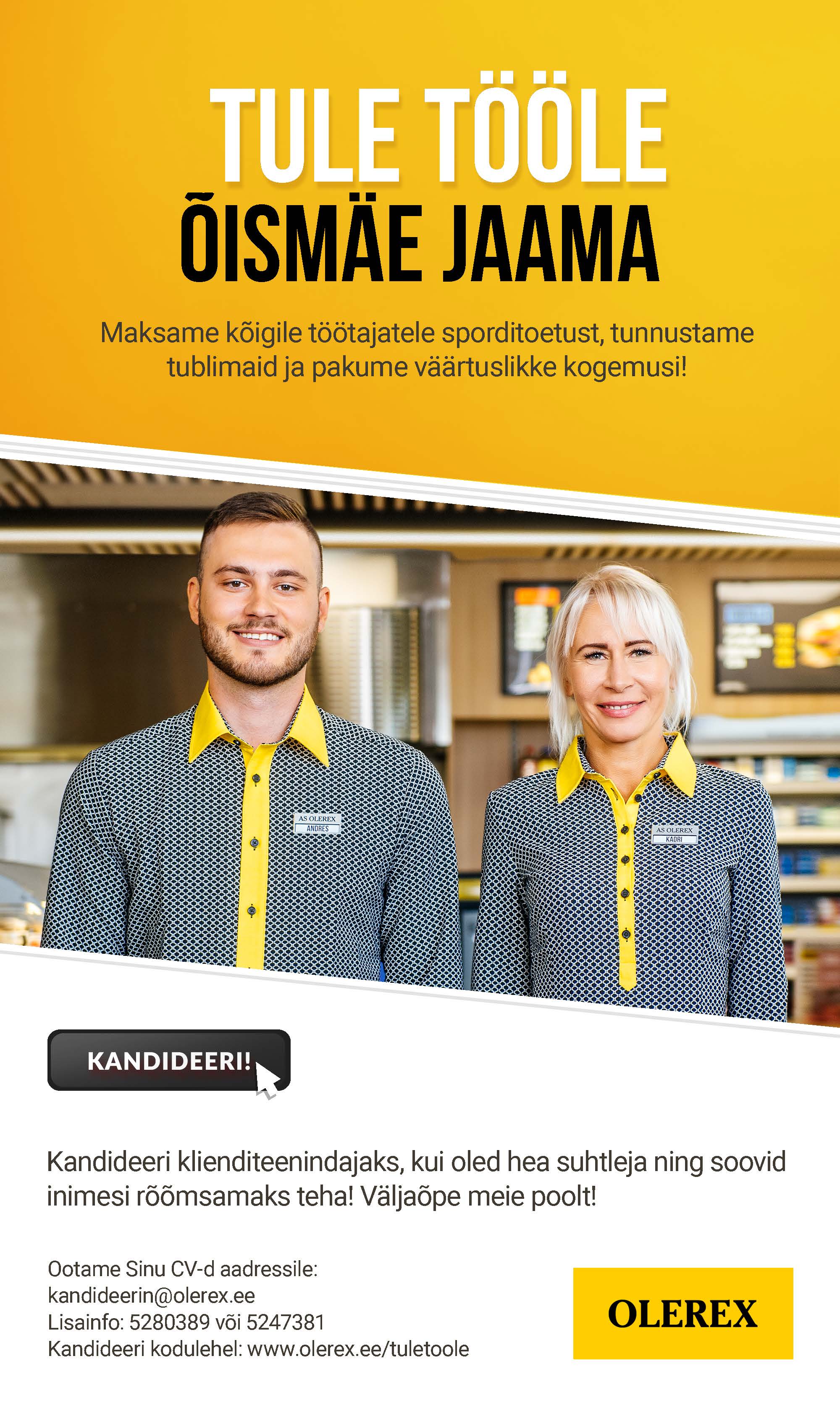 Tule tööle Õismäe jaama